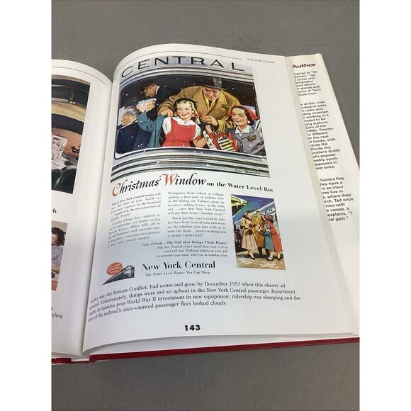 CLASSIC RAILROAD ADVERTISING - RIDING THE RAILS AGAIN - BY TAD BURNESS - Picture 9 of 10